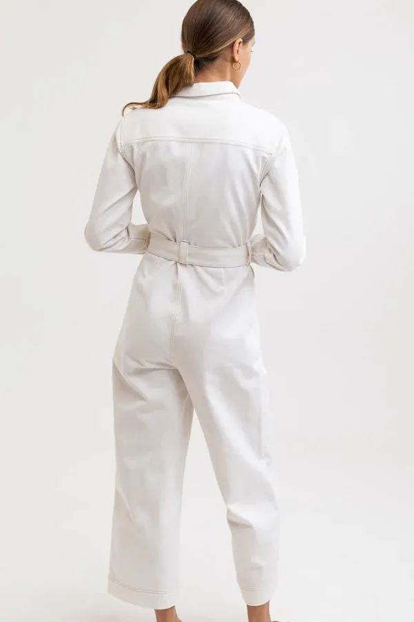 Swansea Boiler Suit (Off-White)