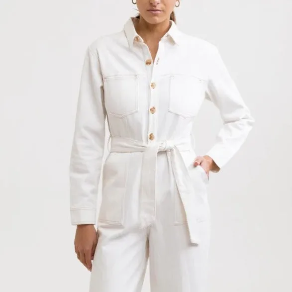 Swansea Boiler Suit (Off-White)