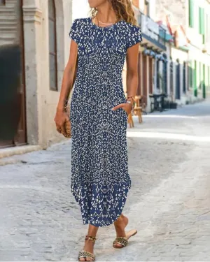 TastyHottie - Round Neck Printed Dress