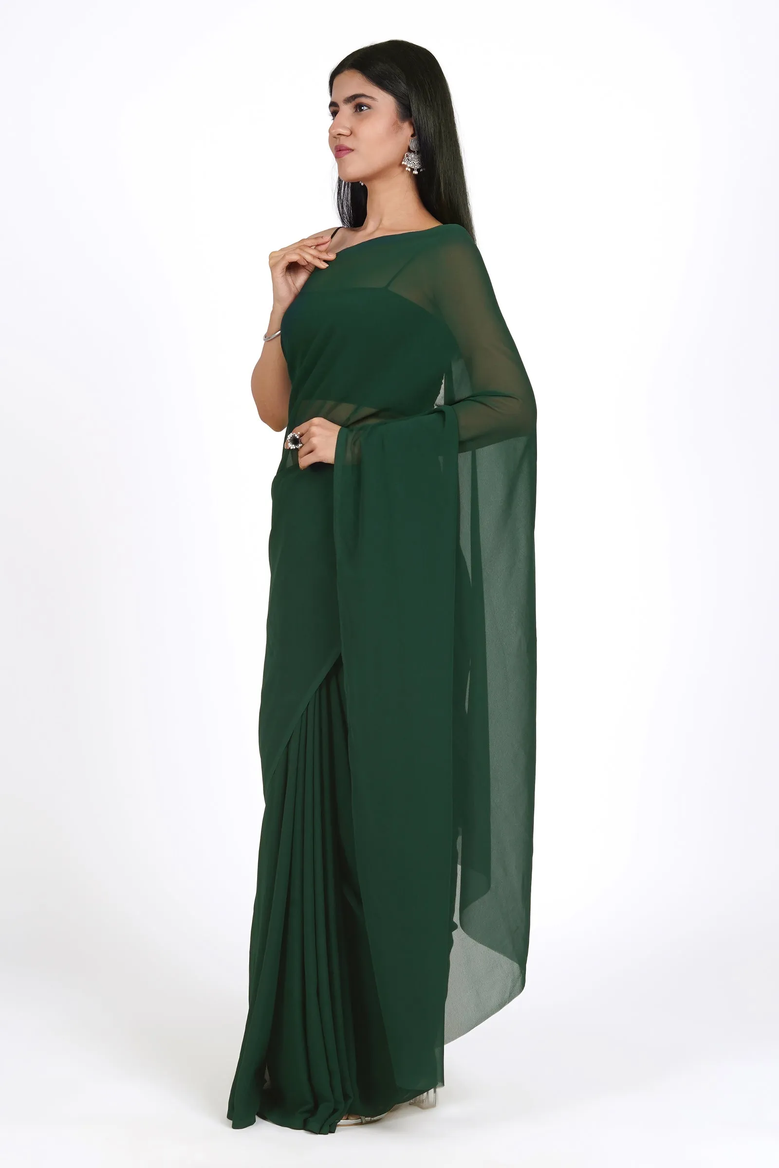 Teejh Parineeti  Georgette Saree