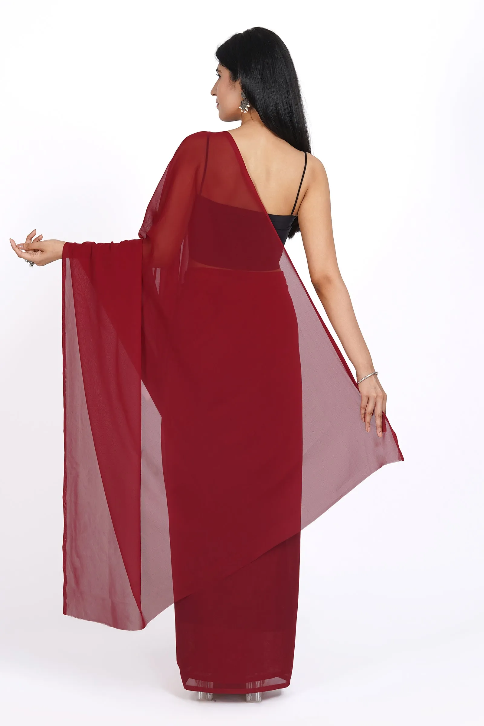 Teejh Savita  Georgette Saree