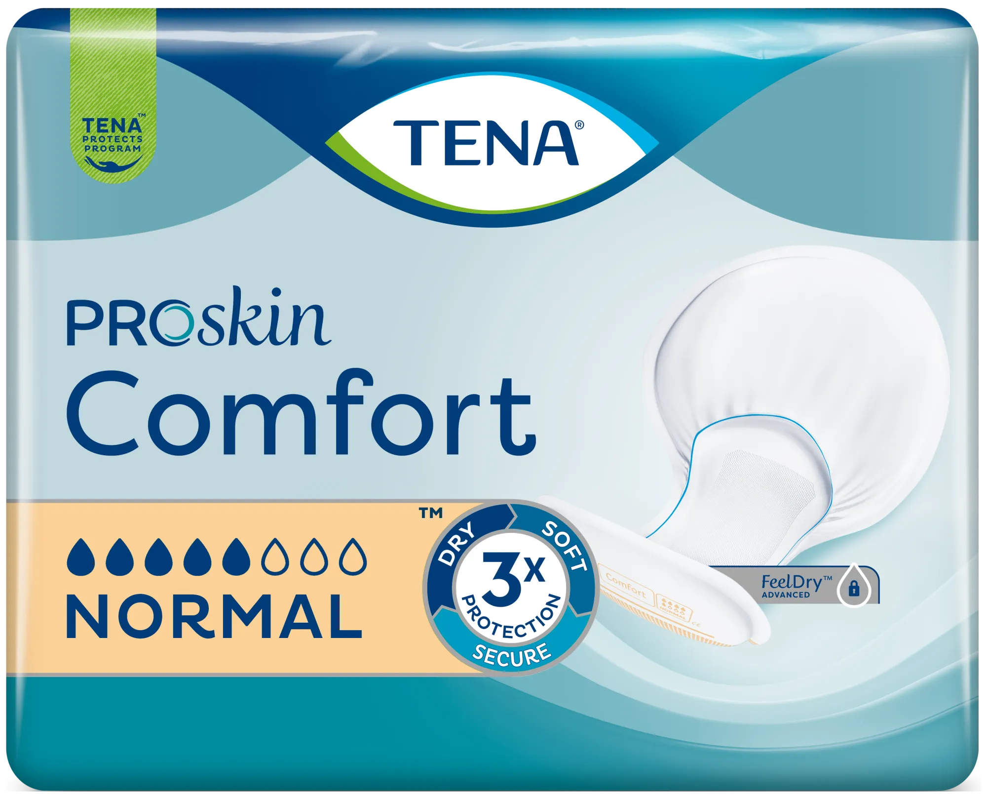 TENA ProSkin Comfort Normal - Pack of 42