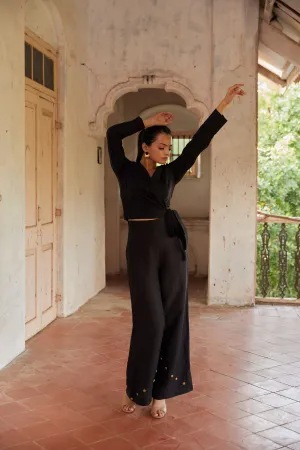 The Conscious Closet Black Perched Black Jumpsuit