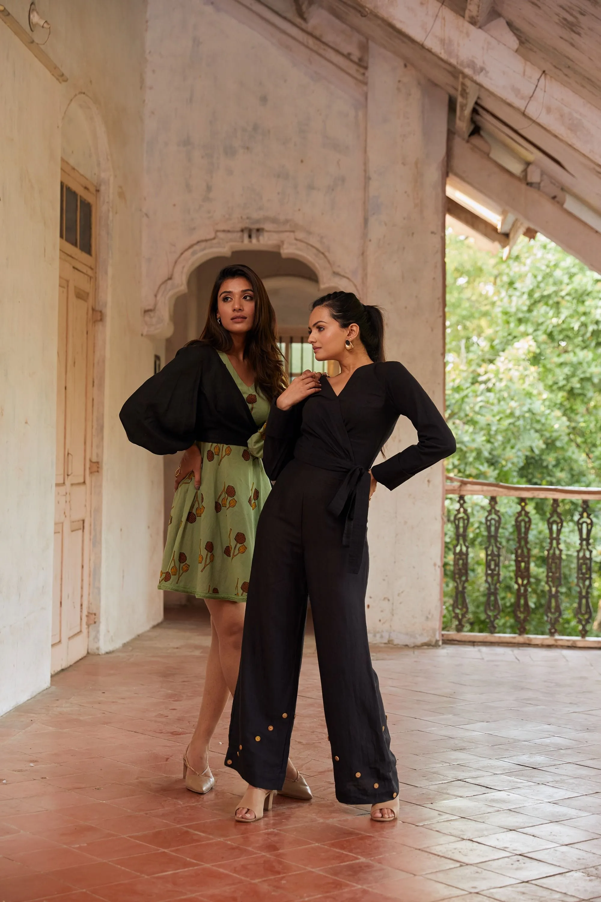 The Conscious Closet Black Perched Black Jumpsuit