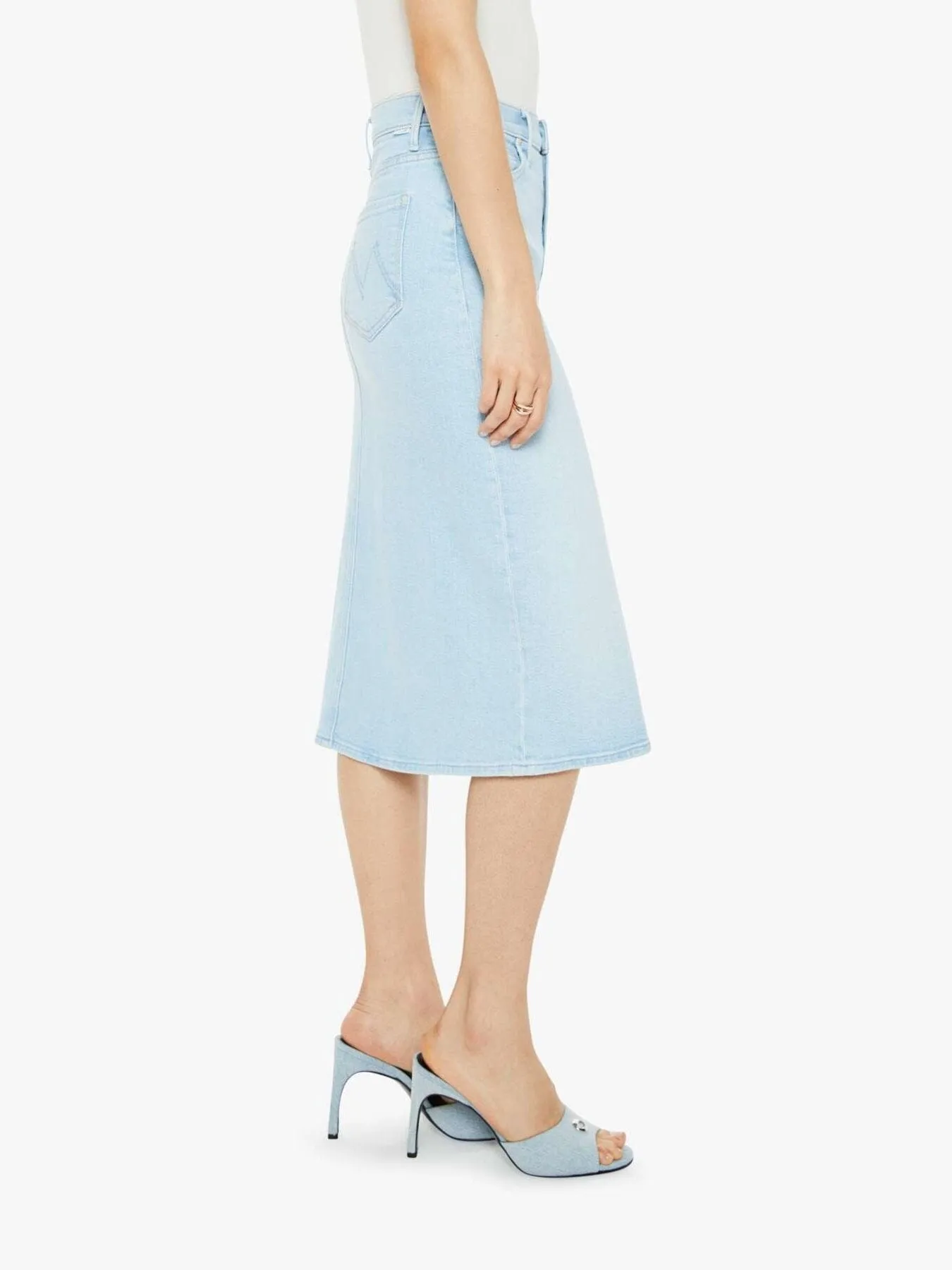 The Swooner Straight A Midi Skirt