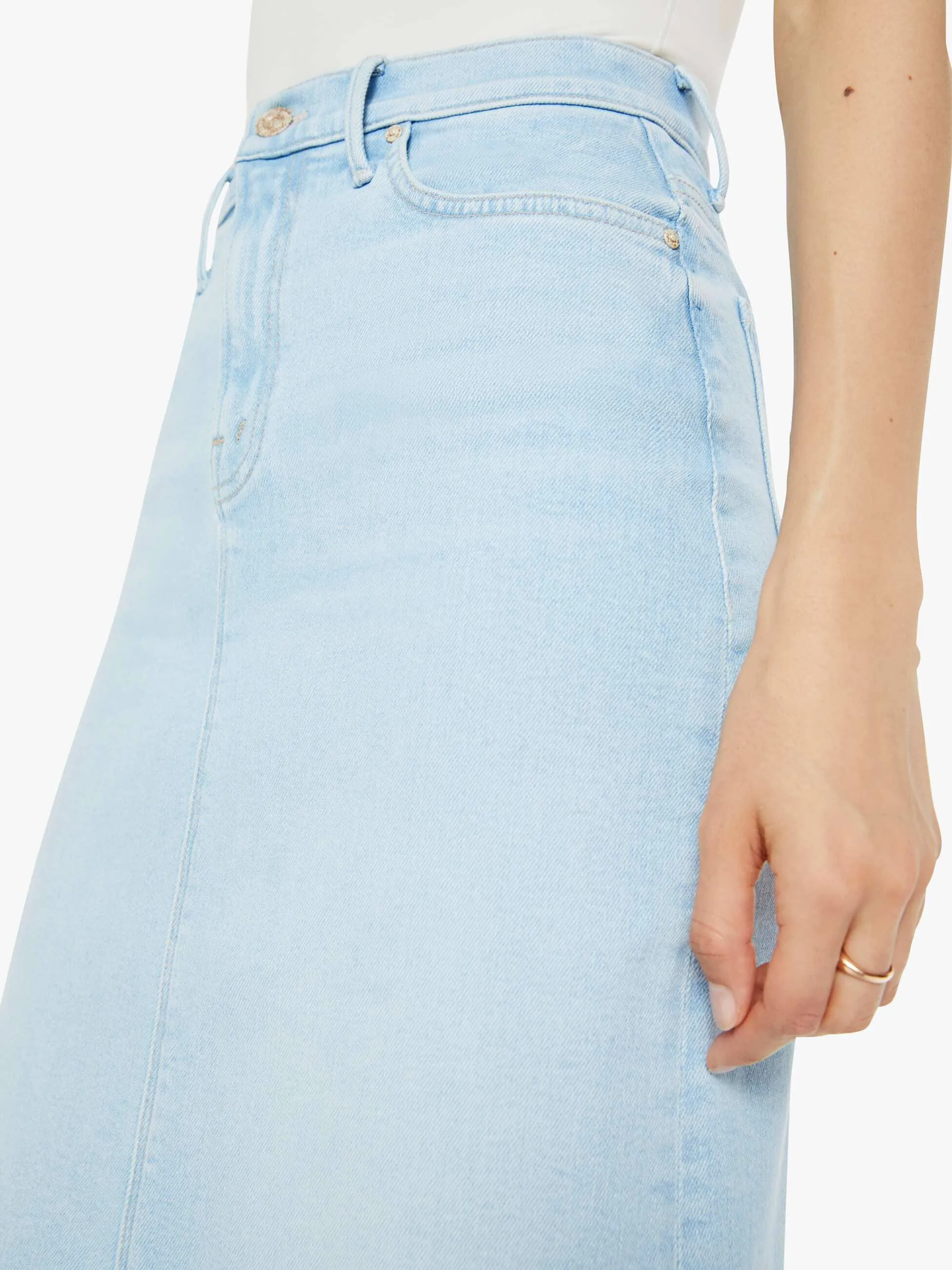 The Swooner Straight A Midi Skirt