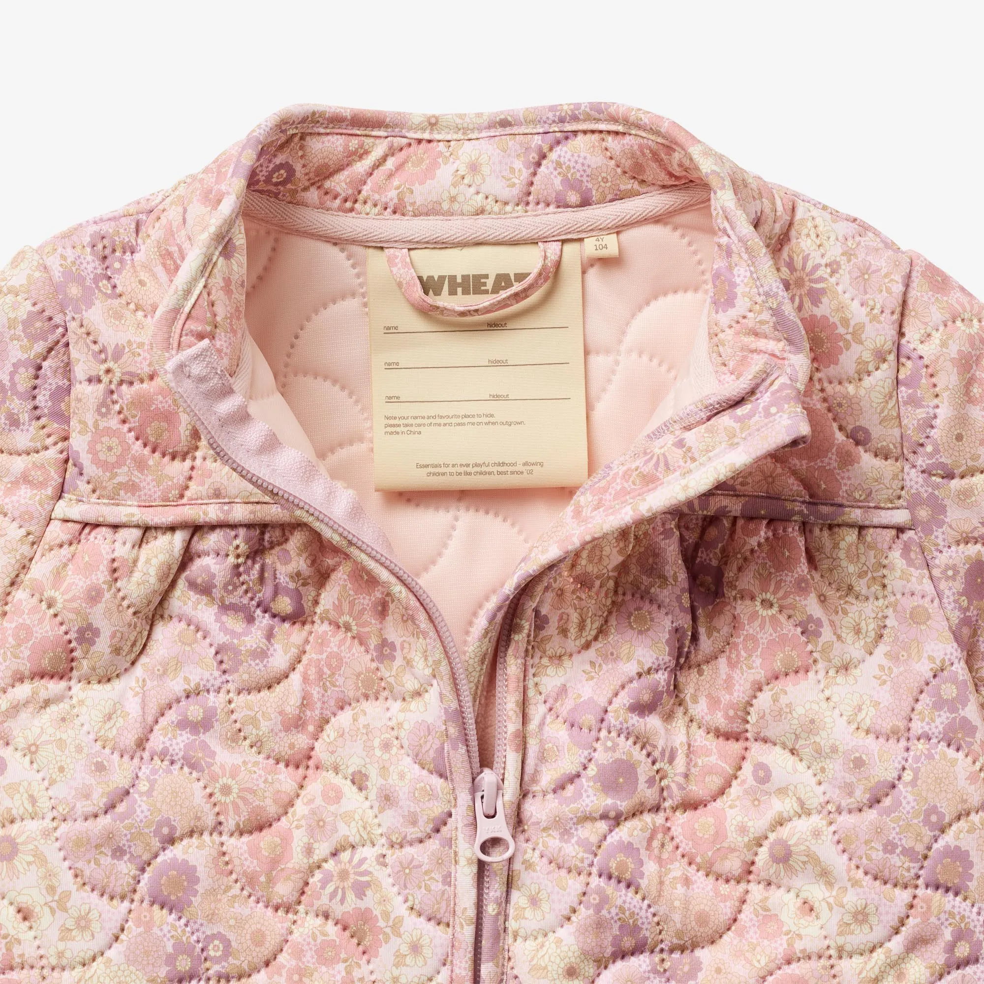 Thermo Jacket Thilde - lilac flower rainbow