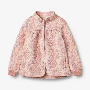 Thermo Jacket Thilde - lilac flower rainbow