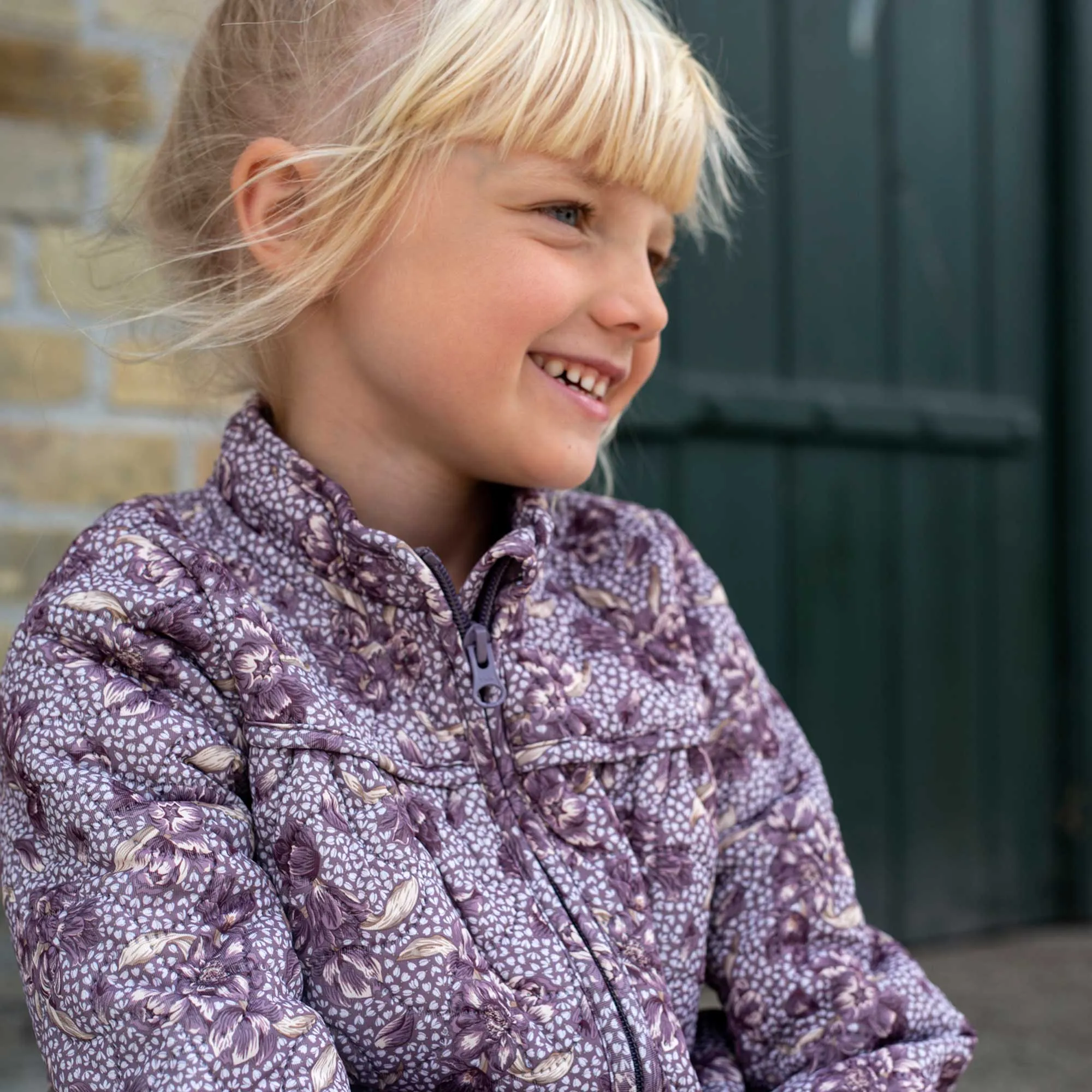 Thermo Jacket Thilde - lilac tulips