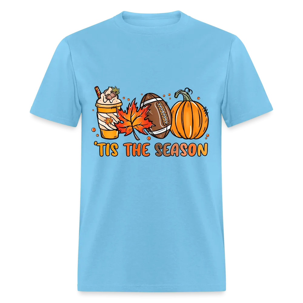 Tis The Season T-Shirt (Fall, Football, Pumpkins)
