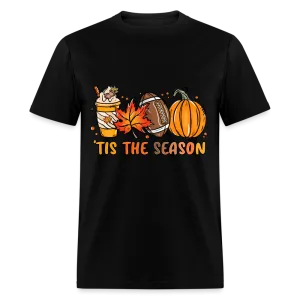 Tis The Season T-Shirt (Fall, Football, Pumpkins)