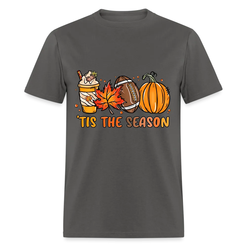 Tis The Season T-Shirt (Fall, Football, Pumpkins)