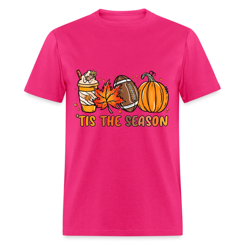 Tis The Season T-Shirt (Fall, Football, Pumpkins)