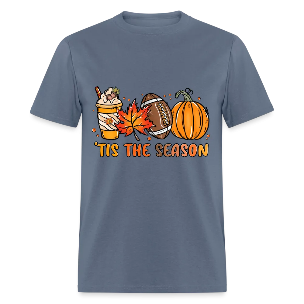 Tis The Season T-Shirt (Fall, Football, Pumpkins)