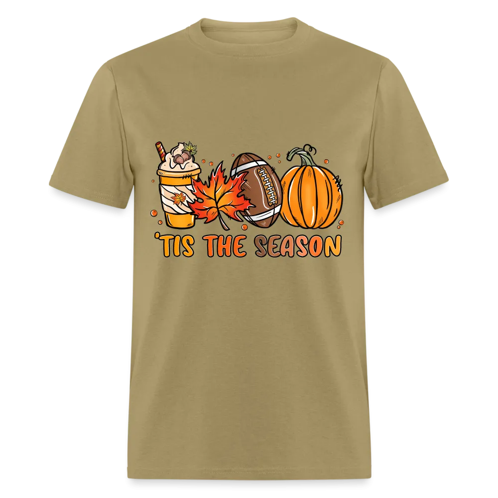 Tis The Season T-Shirt (Fall, Football, Pumpkins)