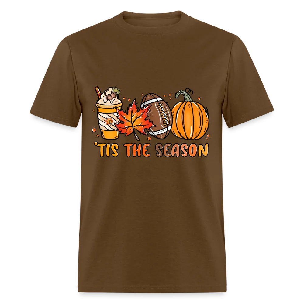 Tis The Season T-Shirt (Fall, Football, Pumpkins)