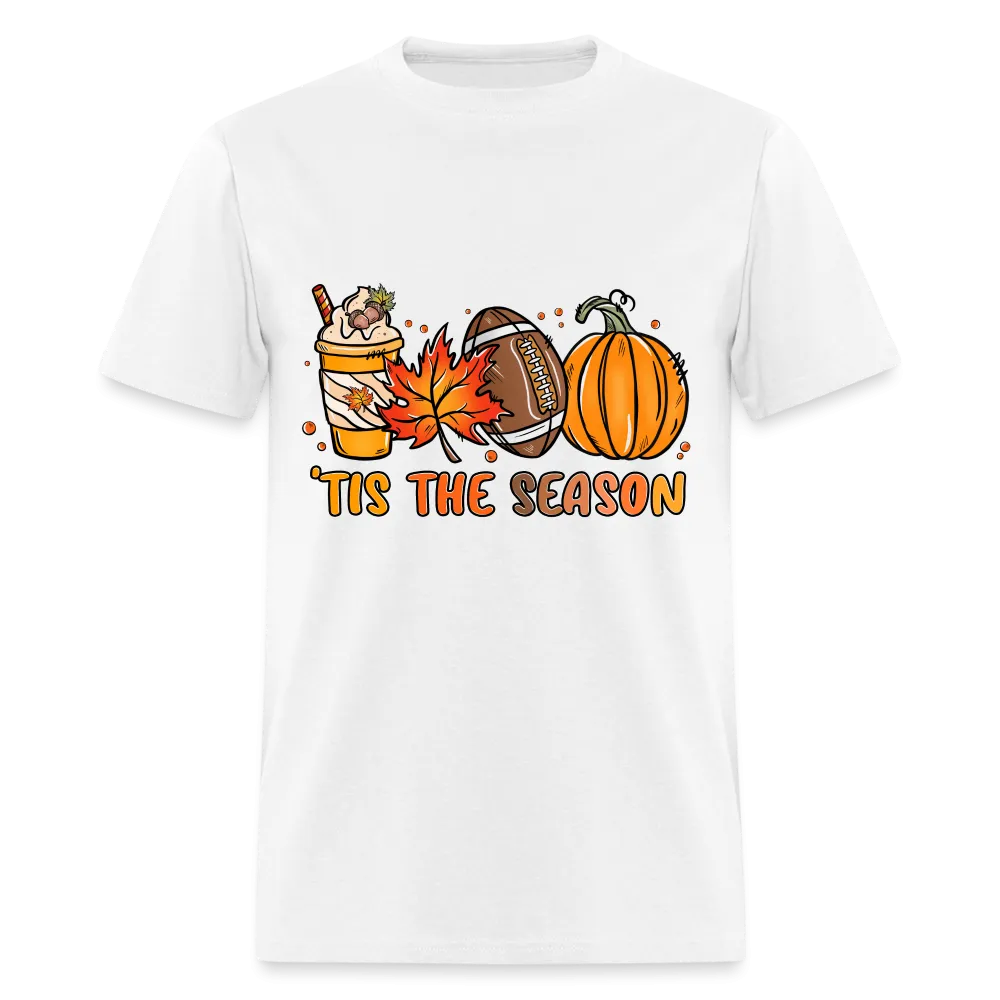 Tis The Season T-Shirt (Fall, Football, Pumpkins)