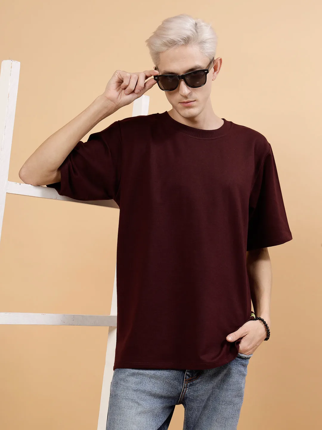Trendy Men's Oversized Printed Tee