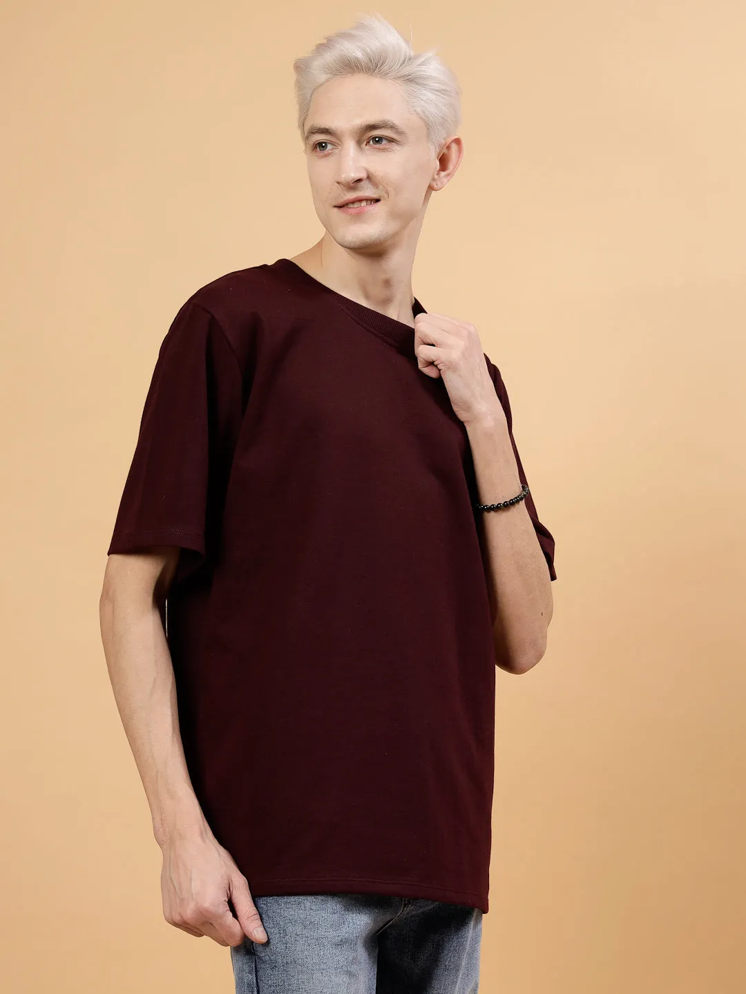 Trendy Men's Oversized Printed Tee