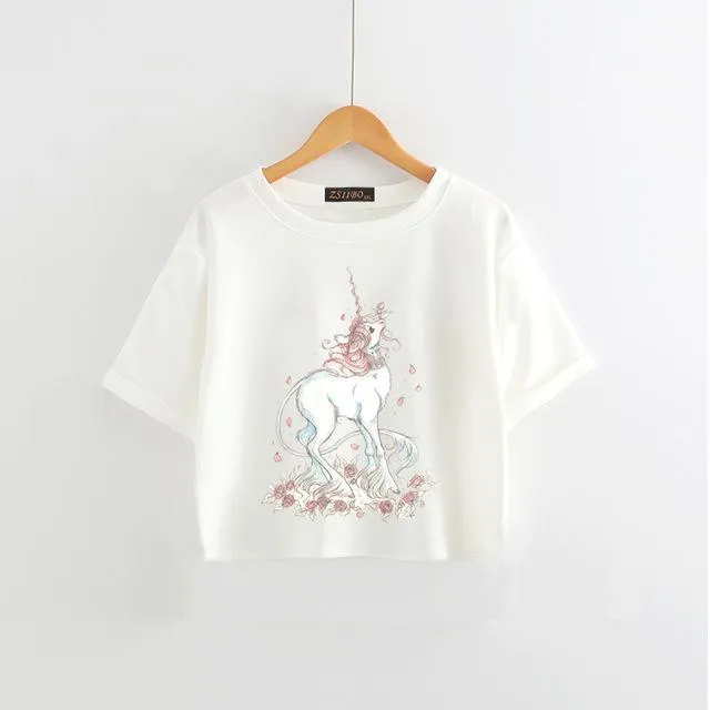 Unicorn T Shirt Summer