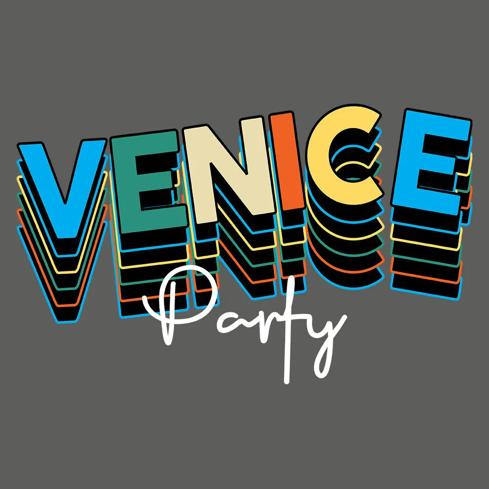 Venice Floral Printed T-shirt - Round neck t shirts for women