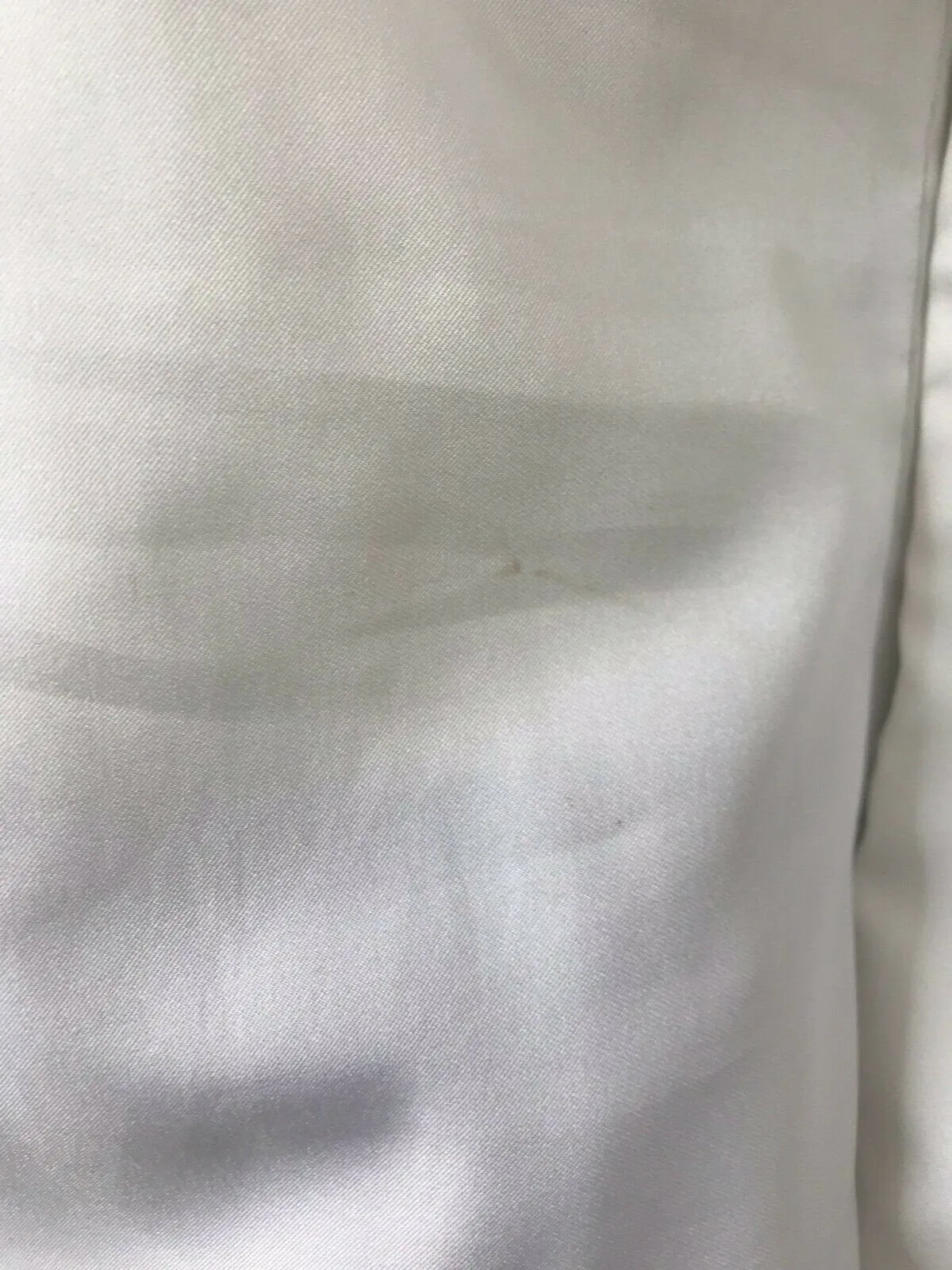 Vtg Vintage 70s 80s 90s White Big Bow Neck Pussy Bow Secretary Blouse L