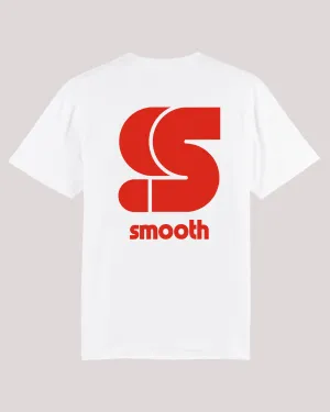 White Kids T / S Logo Red Front Back Boys