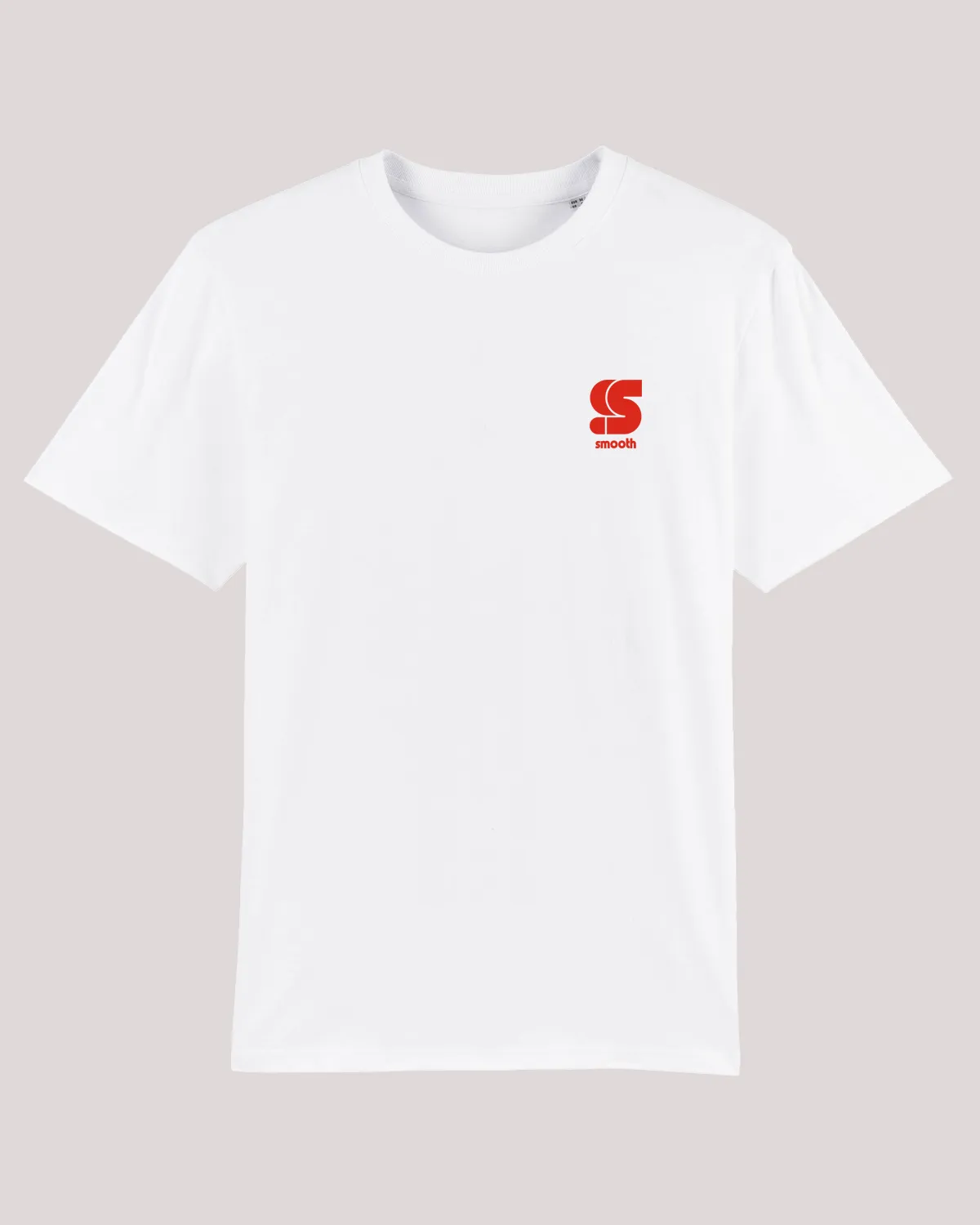 White Kids T / S Logo Red Front Back Boys