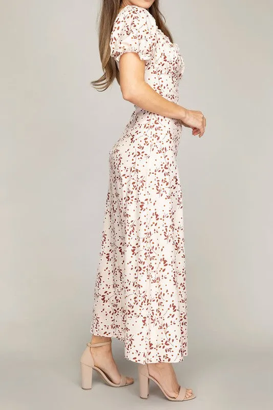 Wild Child Empire Waist Satin Dress