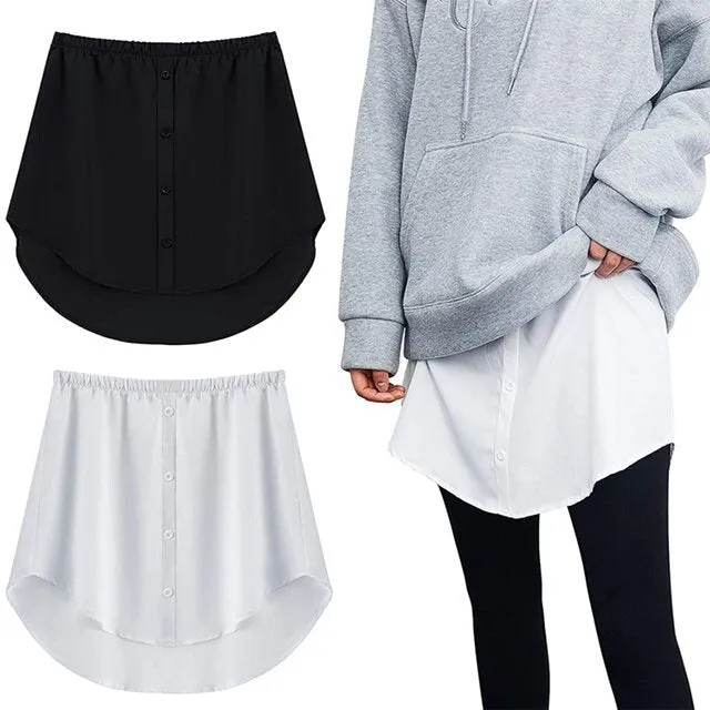 Women High Waist Fake Top Lower Sweep