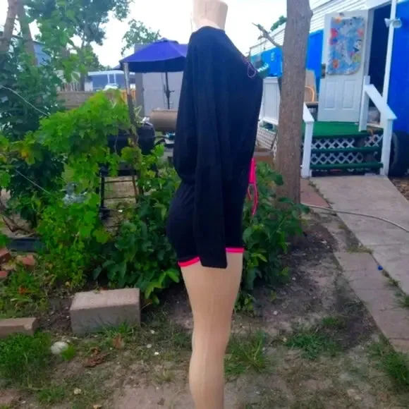 Women's Black Off the Shoulder Romper