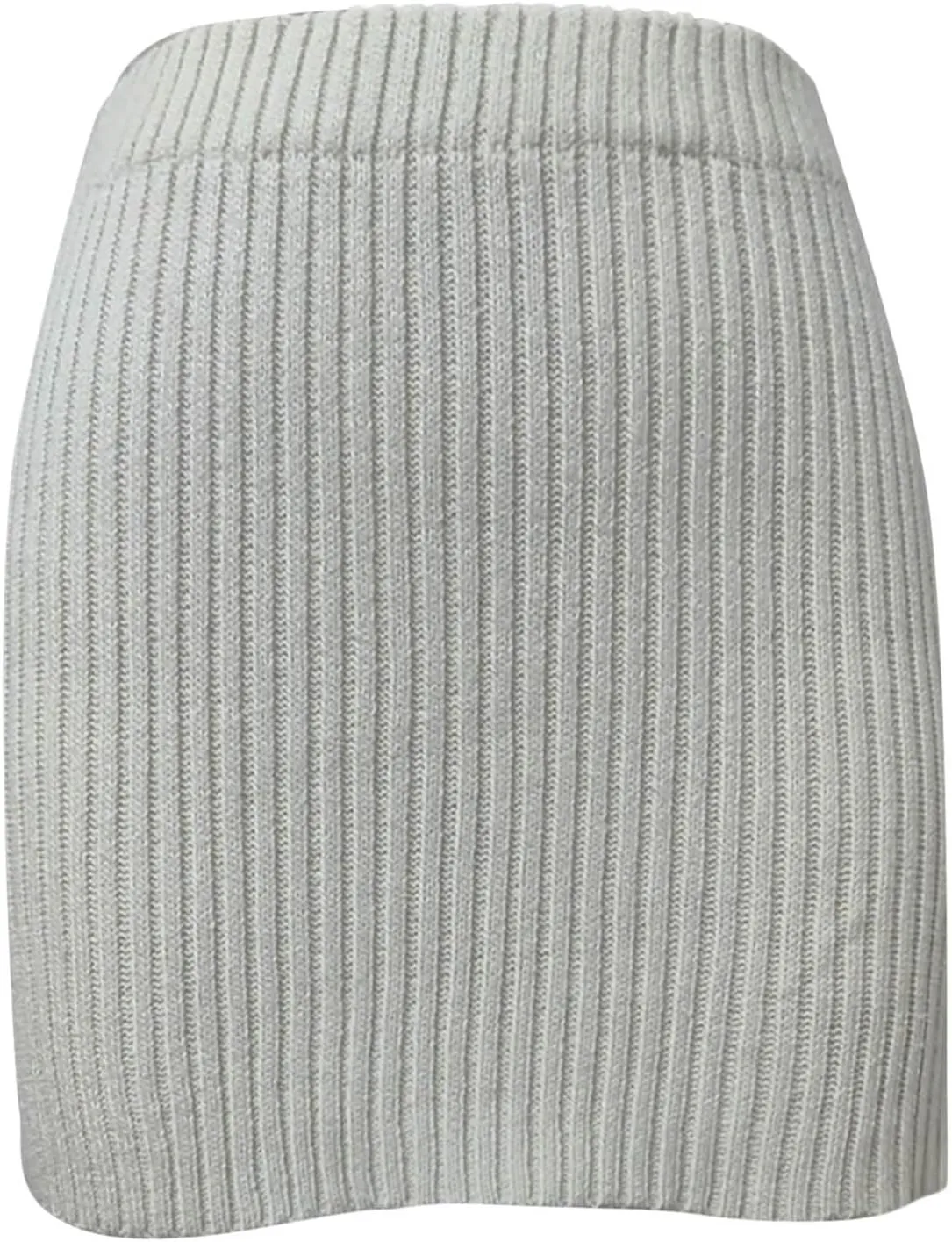 Women's Fashion High Waist Knitting Tight Fitting Half-Body Skirts Summer Casual Comfy Solid Business Short Skirt