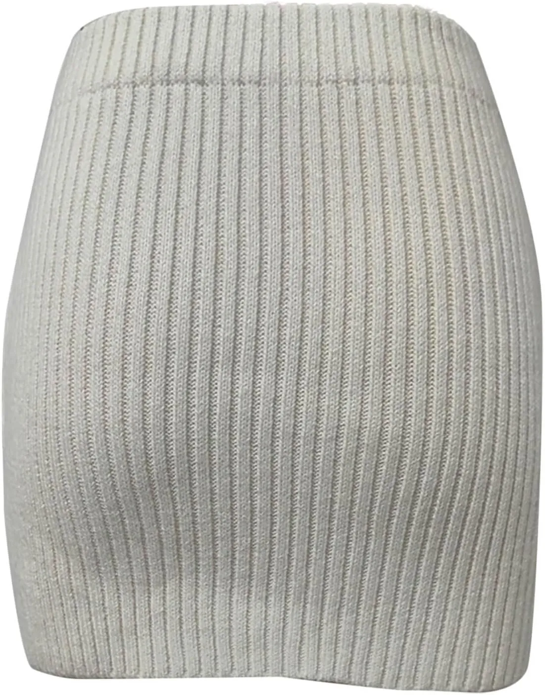 Women's Fashion High Waist Knitting Tight Fitting Half-Body Skirts Summer Casual Comfy Solid Business Short Skirt