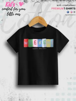 Young Boy Letter Graphic Tee